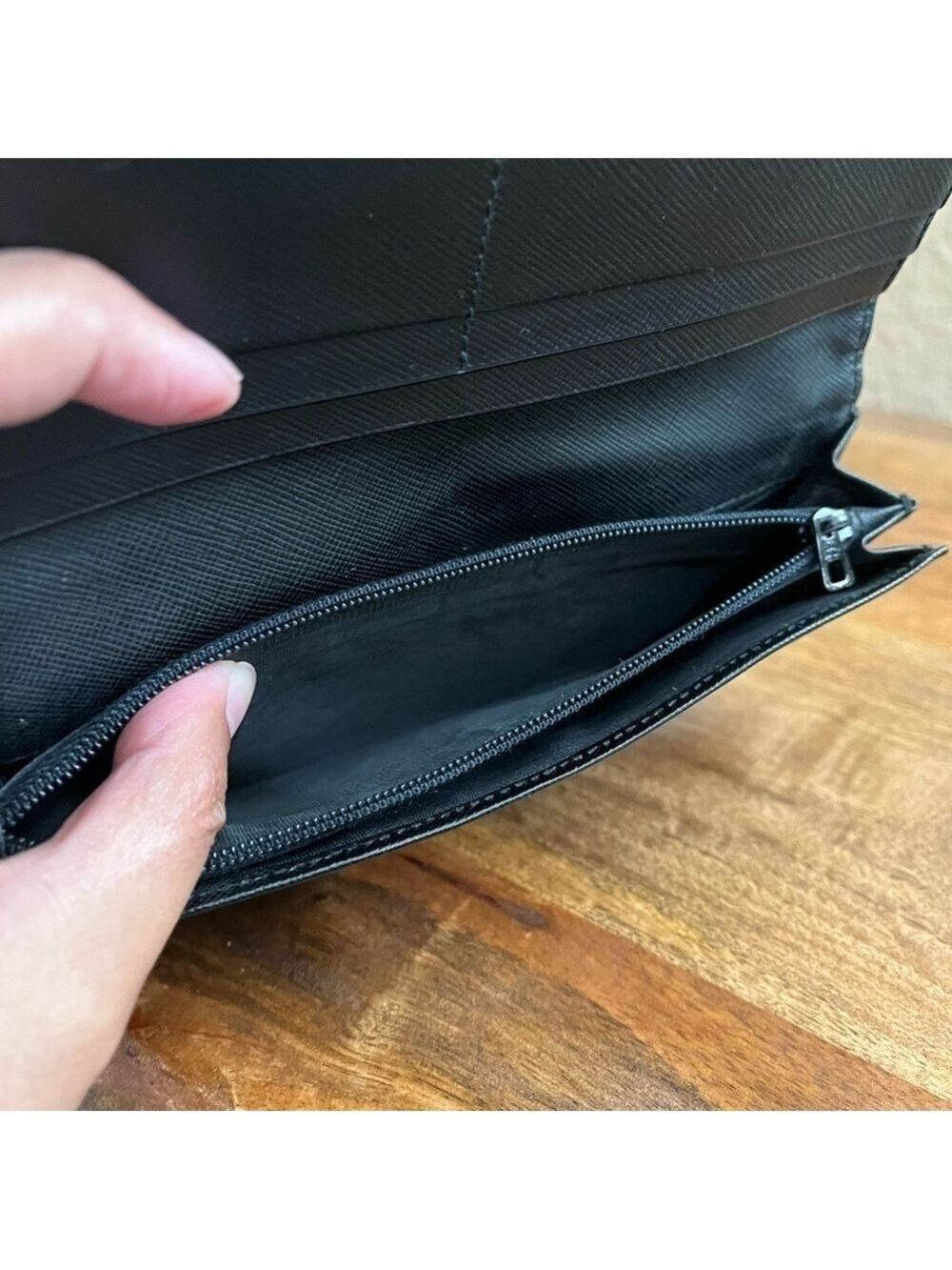 PRADA BIFOLD NYLON WALLET - Picture 10 of 15